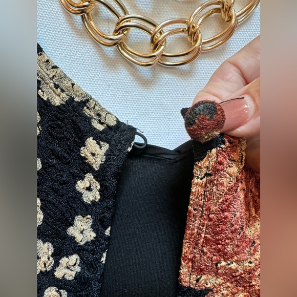 MSK Petite Medium leightweight jacket Floral design with embellishments - Picture 7 of 16